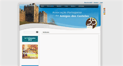 Desktop Screenshot of amigosdoscastelos.org.pt